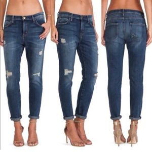 Current/Elliott The Boyfriend Loved Destroy Jeans sz 24x26 Relaxed